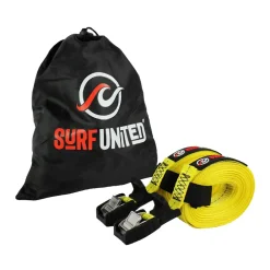 Sangle d'arrimage Surf United par 2 Jaune 4M X 25MM