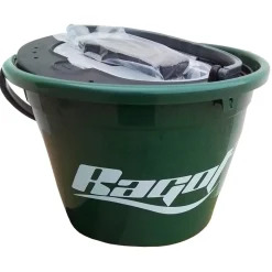 Seau à vif rond Ragot 13 litres avec vivier + aérateur