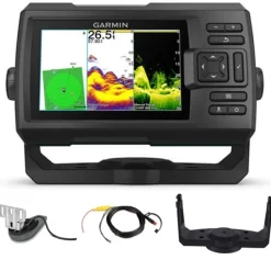 Sondeur Garmin Striker Vivid 5CV + sonde 77/200/455/800 KHz