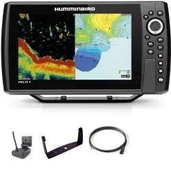 Sondeur GPS Humminbird Hélix 9 G4N CHIRP MEGA SI + Sonde 140/240/1075/1200 KHz