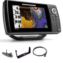 Sondeur GPS Humminbird Hélix 7 G4 CHIRP MEGA DI + Sonde 140/240/455/800/1200 KHz