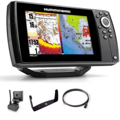 Sondeur GPS Humminbird Hélix 7 G4 CHIRP + Sonde 140/240 KHz
