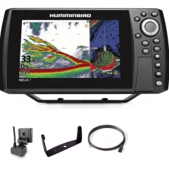 Sondeur GPS Humminbird Hélix 7 G4N CHIRP XD 2D + Sonde 50/200 KHz