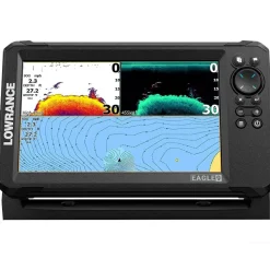 Sondeur GPS Lowrance Eagle 9 CHIRP Tripleshot + Sonde 83/200/455/800 KHz