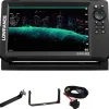 Sondeur GPS Lowrance Eagle 9 CHIRP HDI + Sonde 50/200/455/800 KHz