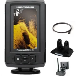 Sondeur Humminbird PiranhaMax 4 DI + Sonde 200/455 KHz