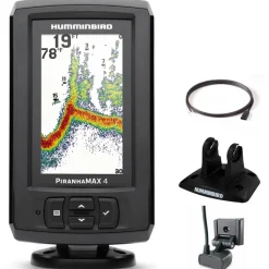 Sondeur Humminbird PiranhaMax 4 + Sonde 200/455 KHz