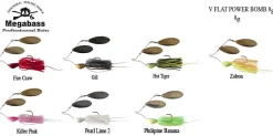 Spinnerbait Megabass V-Flat Power Bomb 1/4