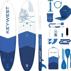 Sup Paddle Gonflable Key West Classic Air 11.0 Saphir Full Pack