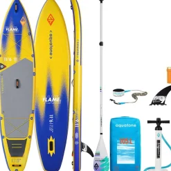 Sup Paddle Gonflable Touring Aquatone Flame Fusion 3.0 11.6