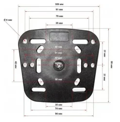 Support échosondeur et sondeur Amtrac Fishing bras réglable