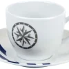 Tasse et sous-tasse à café Couleurmer Marina X6