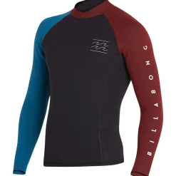 Top néoprène Billabong Homme Révolution 2mm -  Blue/Red/Black - XL