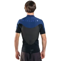 Top néoprène homme manches courtes Rip Curl Omega Layer 1.5 mm - Navy - 2018