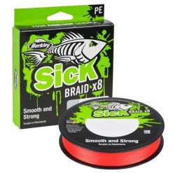 Tresse Berkley Sick Braid X8 Rouge 150 m