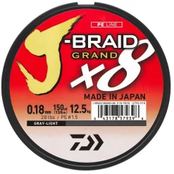 Tresse Daiwa J-Braid Grand X8 bleu 135m