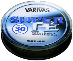 Tresse de pêche Varivas Super PE verte 135 m