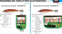 Trousse de 10 Calamarettes tissus Flottantes
