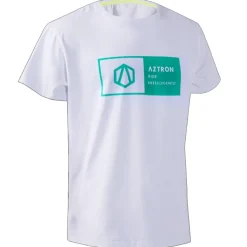T-shirt Aztron Logo Blanc