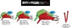Têtes plastiques à bavette Lip Scull 2 couleurs Savagear