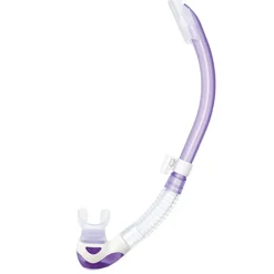 Tuba de plongée Tusa Platina 2 Hyperdry - Transparent/Mauve