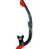 Tuba Plongée Snorkeling Mares Ergo Dry Noir/Rouge