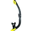 Tuba Plongée Snorkeling Mares Ergo Dry Noir/Jaune