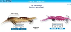 Turlutte Bouquet 110 mm - Naturel