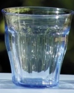 Verre Couleurmer St Barth bleu acrylique X1