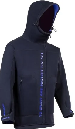 Veste à capuche Beuchat - Bleu Profond