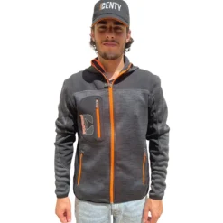 Veste à capuche Denty Spearfishing soft-shell - Grise