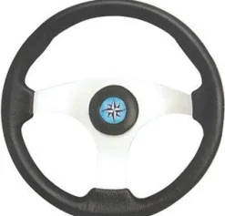 Volant Osculati Technic noir argent 350 mm