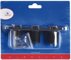 Voltmètre Osculati numérique 8/32 V - double prise USB - prise allume-cigare