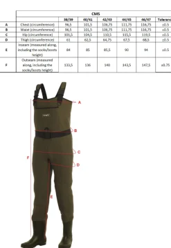 Waders Néoprène Hart botte Hydrik